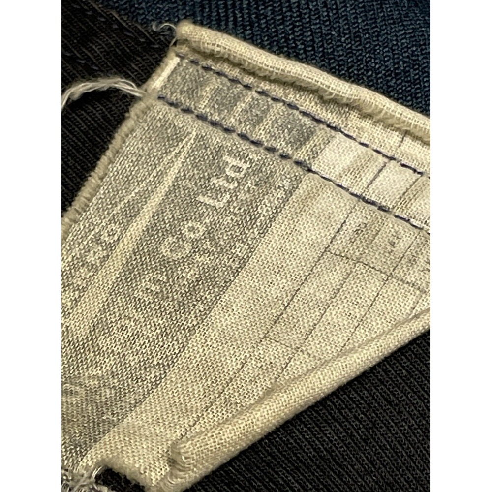Vtg 50s Uniform Co Jacket Lightning Zip Service Technician Blue 22x25 - Picture 11 of 13